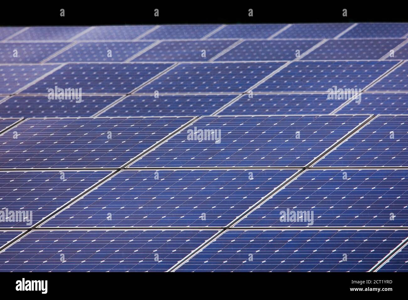 Power plant using renewable solar energy Stock Photo - Alamy
