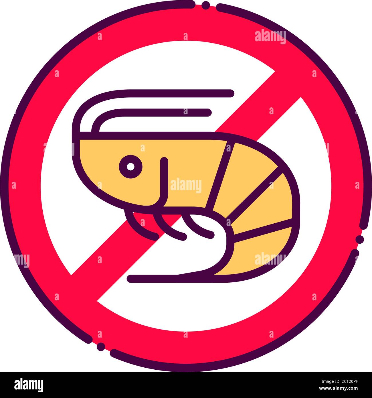 Sign no shellfish hires stock photography and images Alamy
