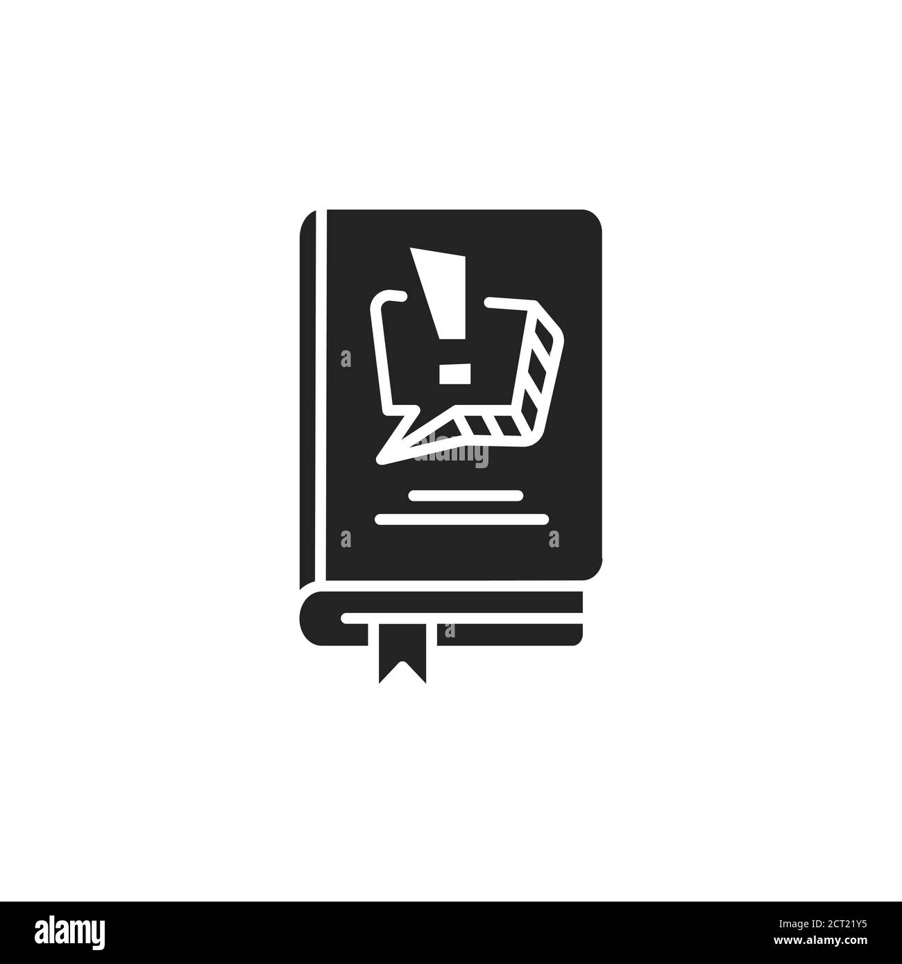 Comics and manga black glyph icon. A medium used to express ideas through images, often combined with text. Pictogram for web page, mobile app, promo Stock Vector