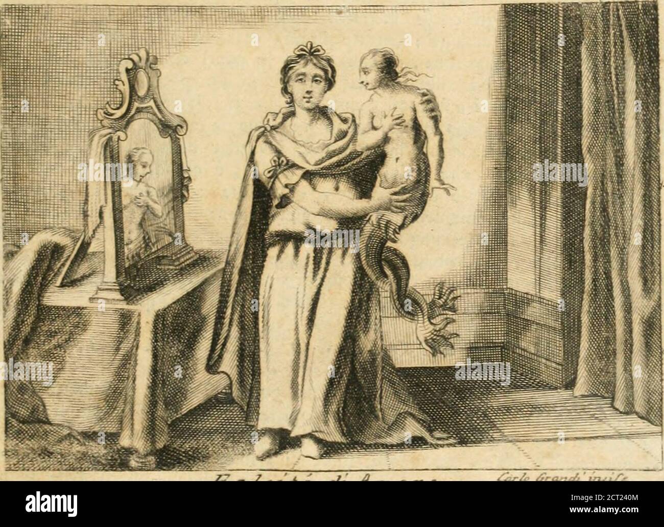 . Iconologia del cavaliere Cesare Ripa, perugino . a dell autorevole commiflìone, di cui fono flato in-caricato per rivedere gli altri precedenti due Tomi dell Ope-ra intitolata =: Iconologìa del Caualìere Cefare Ripa Perugi-no no:abilmente accrefcima dImmaginiy di Annotazioni t e di Fat-ti dall Abate Cefare Orlandi ec, ho letto, ed eiaminato attenta-mente ancora il prefente i il quale , oltre ìì non contenere al-cuna cofa , che fia contraria alla Santa Fede &gt; ed a buoni co-ftumi, è adorno eziandio di que* pregj, de quali vanno arric-chiti gli altri due  onde lo ftitno degno della pubblica Stock Photo