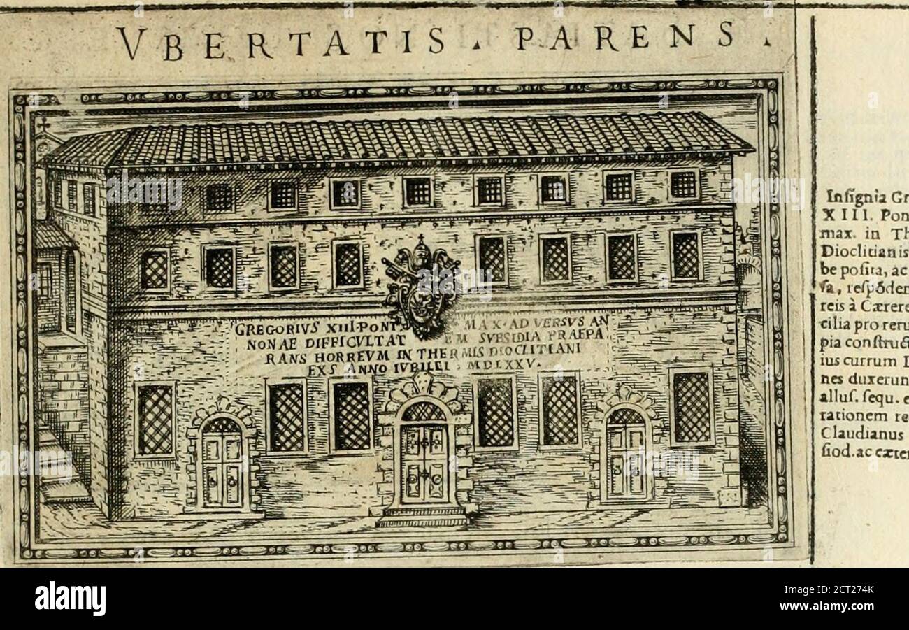 . Delle allvsioni, imprese, et emblemi del Sig. Principio Fabricii da Teramo sopra la vita, opere, et attioni di Gregorio XIII pontefice massimo, libri VI : nei quali sotto l'allegoria del drago, arme del detto pontefice, si descriue anco la uera forma d'un principe Christiano .. . ivi V i/T^o a rr^-^; -i-i lyr ;rr j-ùei{i. ■ ■ S.- .^ac- :f?ir^i --h..  «i«7 ALLVSIONVM LIBRI Q^V I N T I,TITVLI TERTII Summa. I. Horrea,rcruin: liberalitas Reip. ftatum Icruattranquillum,&populos nutrir, fol.191. V. Symbolumfclicitatis Principis, & fubditorum eius ^necnon :smulantium inuidia:, & intclicitatis dtfcr Stock Photo