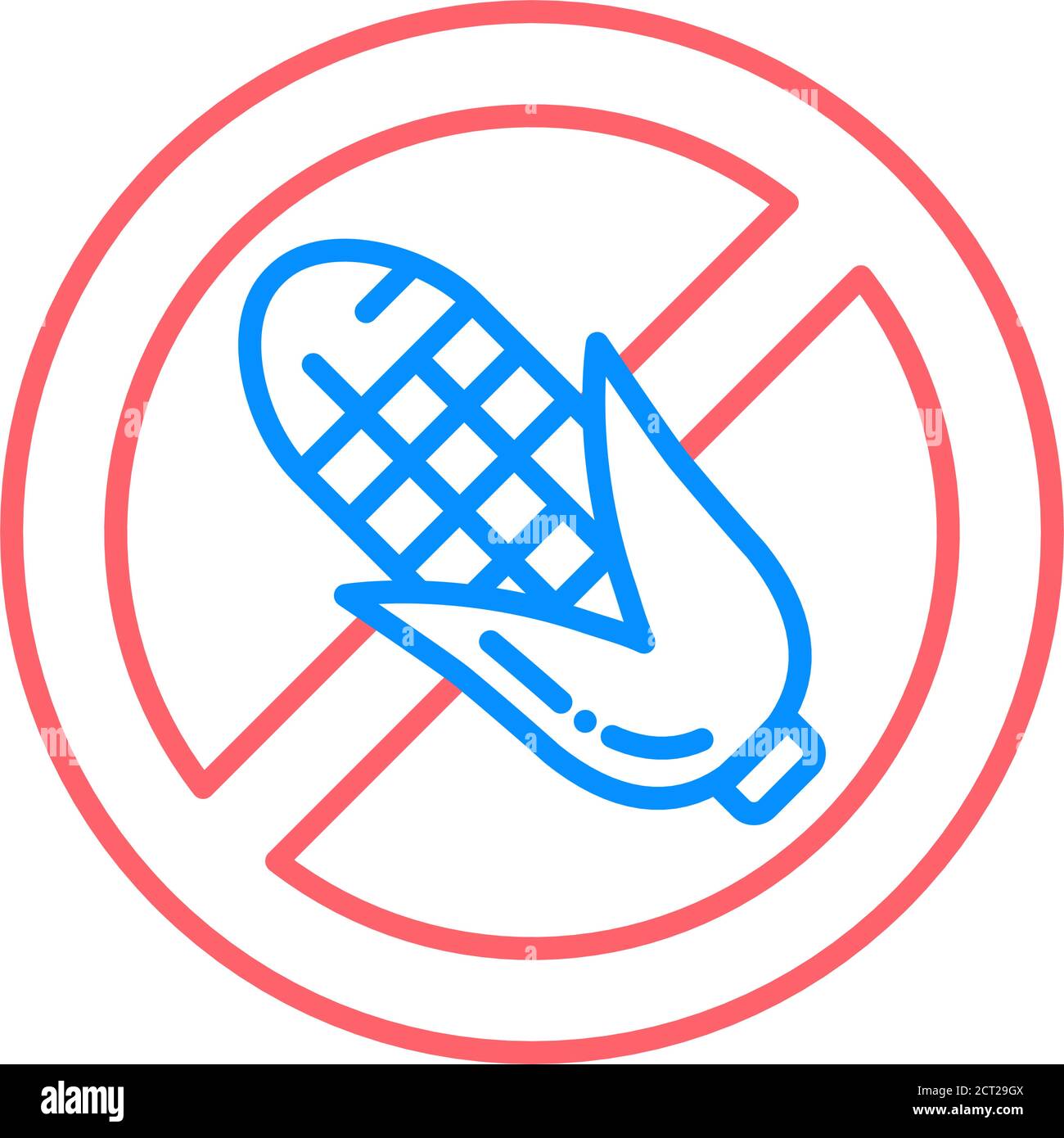 No corn sign icon hi-res stock photography and images - Alamy