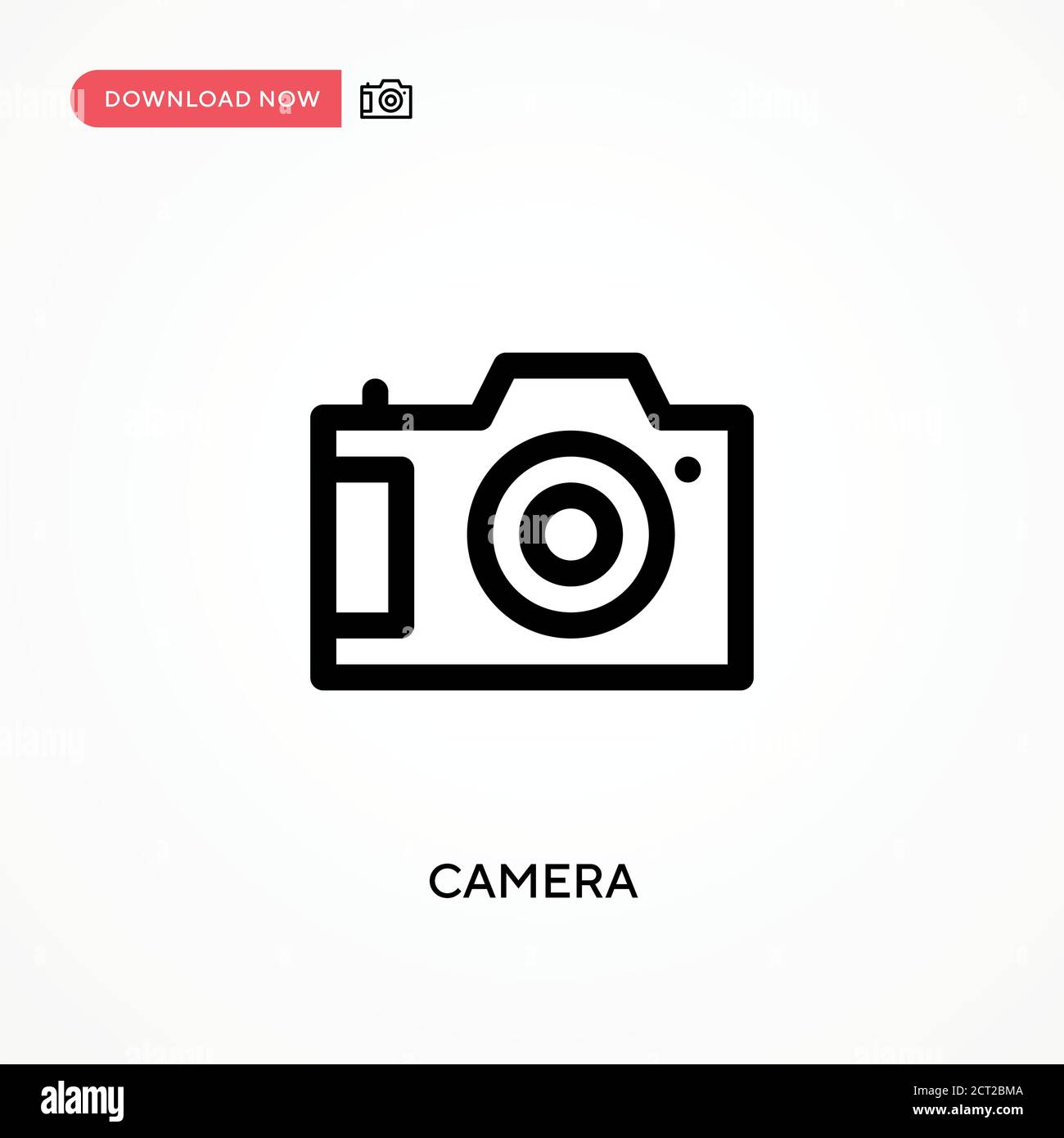 Camera Simple vector icon. Modern, simple flat vector illustration for ...