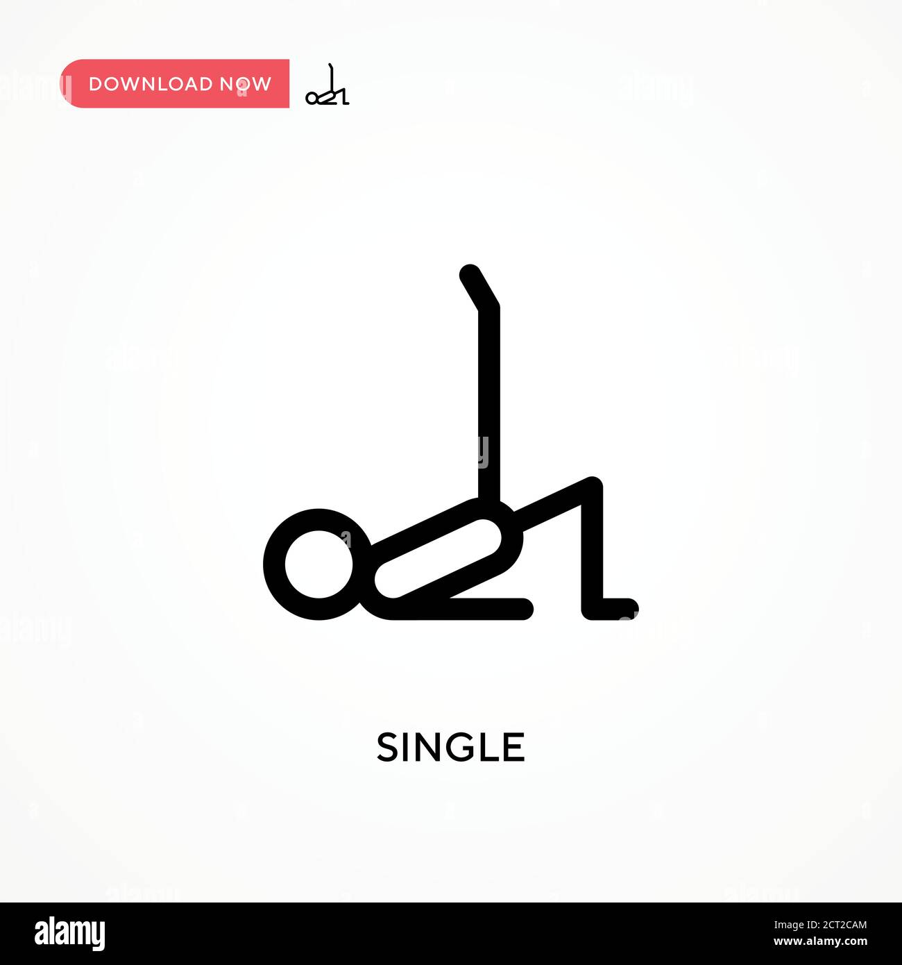 Single Simple vector icon. Modern, simple flat vector illustration for ...