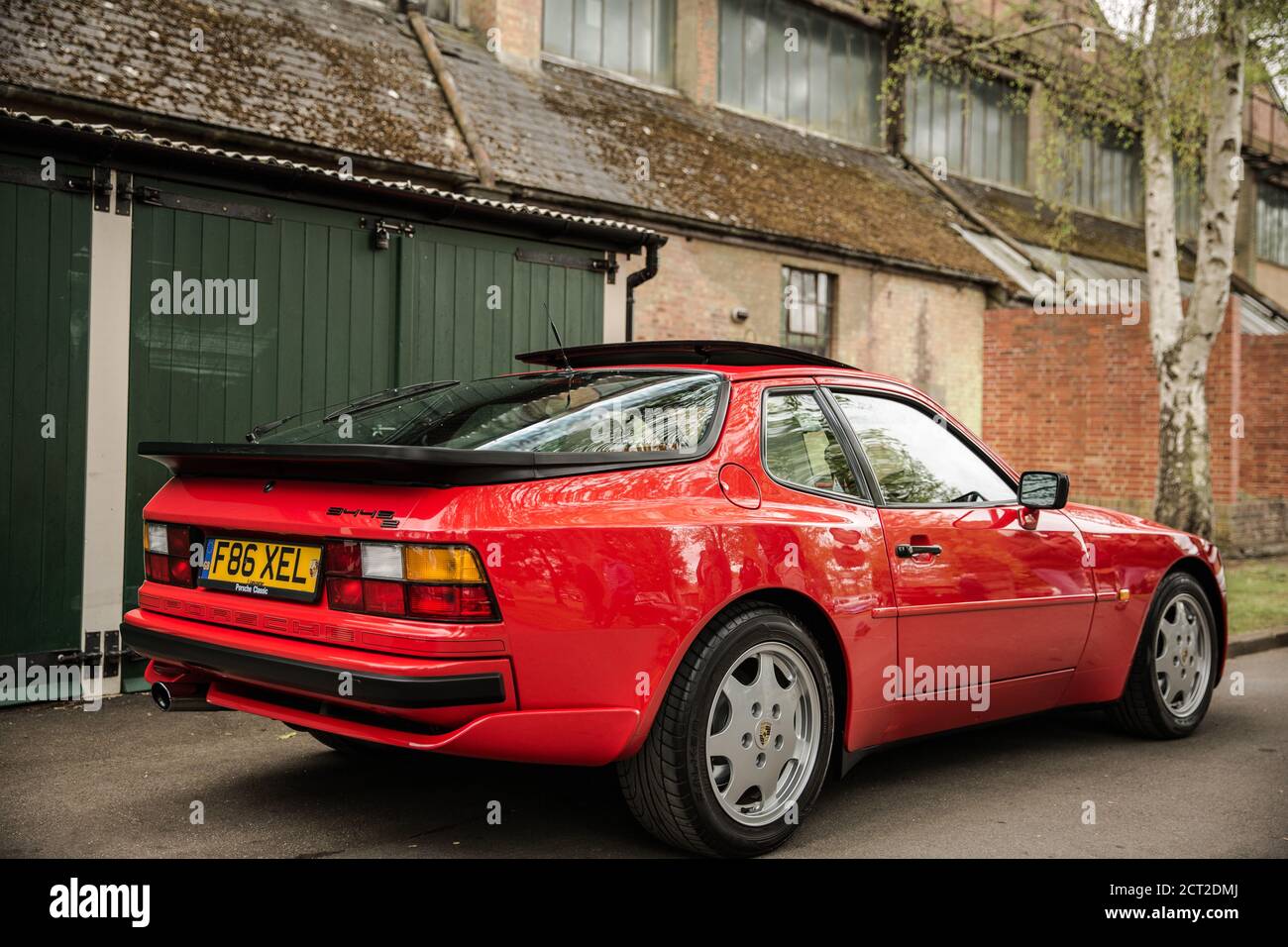 A Porsche 944S 2 on display at the Bicester Heritage Sunday Scramble Stock Photo