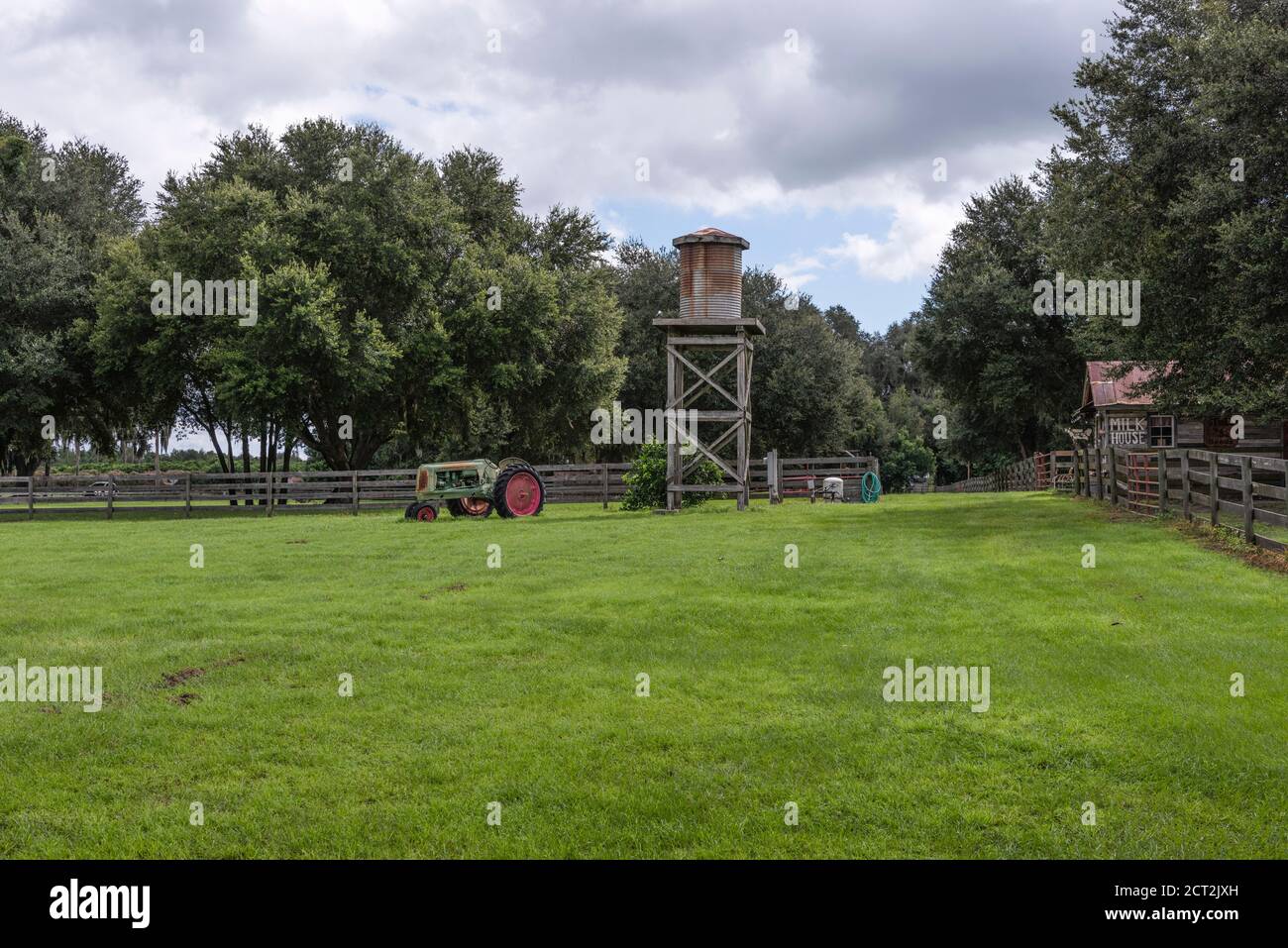 Farm Landscape, Weirsdale, Florida USA Stock Photo Alamy