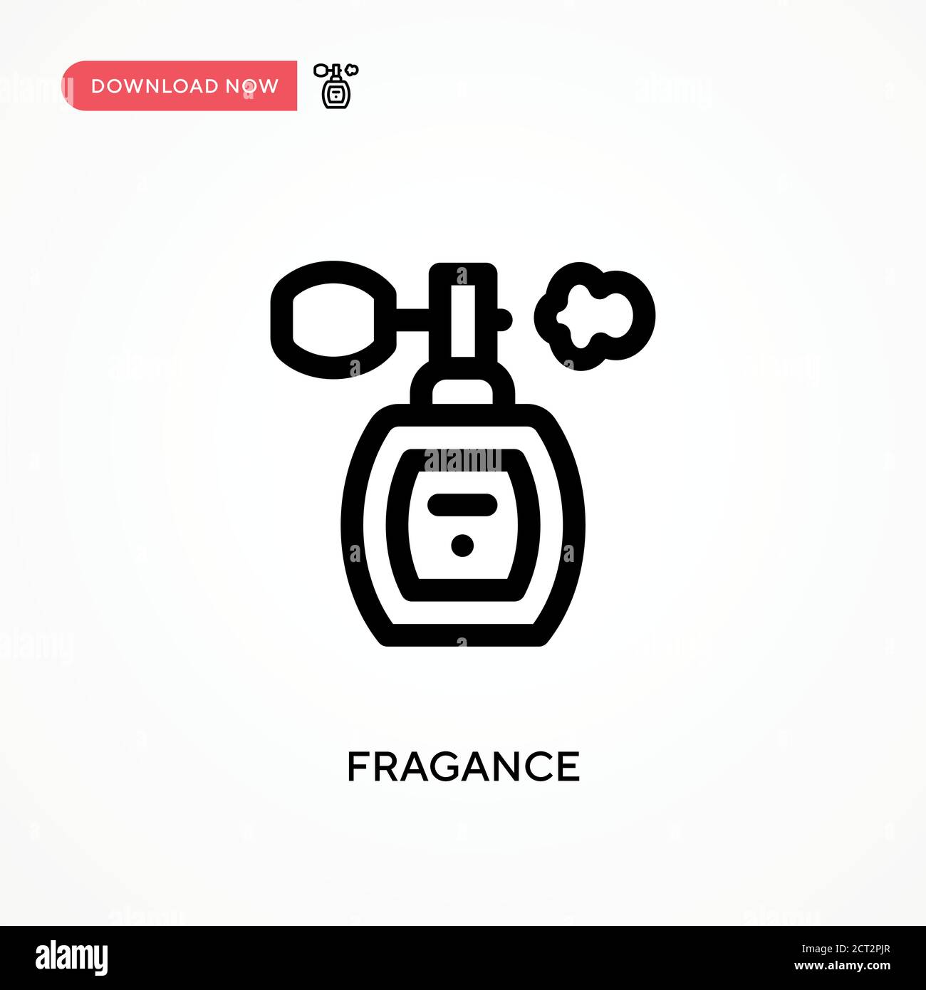 Fragance Simple vector icon. Modern, simple flat vector illustration for web site or mobile app Stock Vector