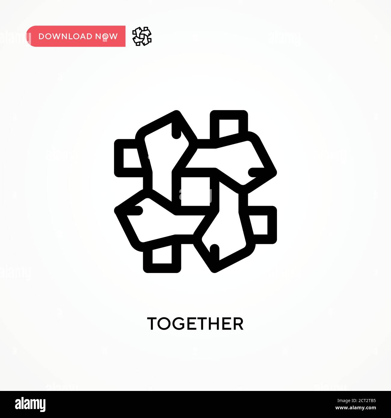 Diverse group business partners Stock Vector Images - Alamy