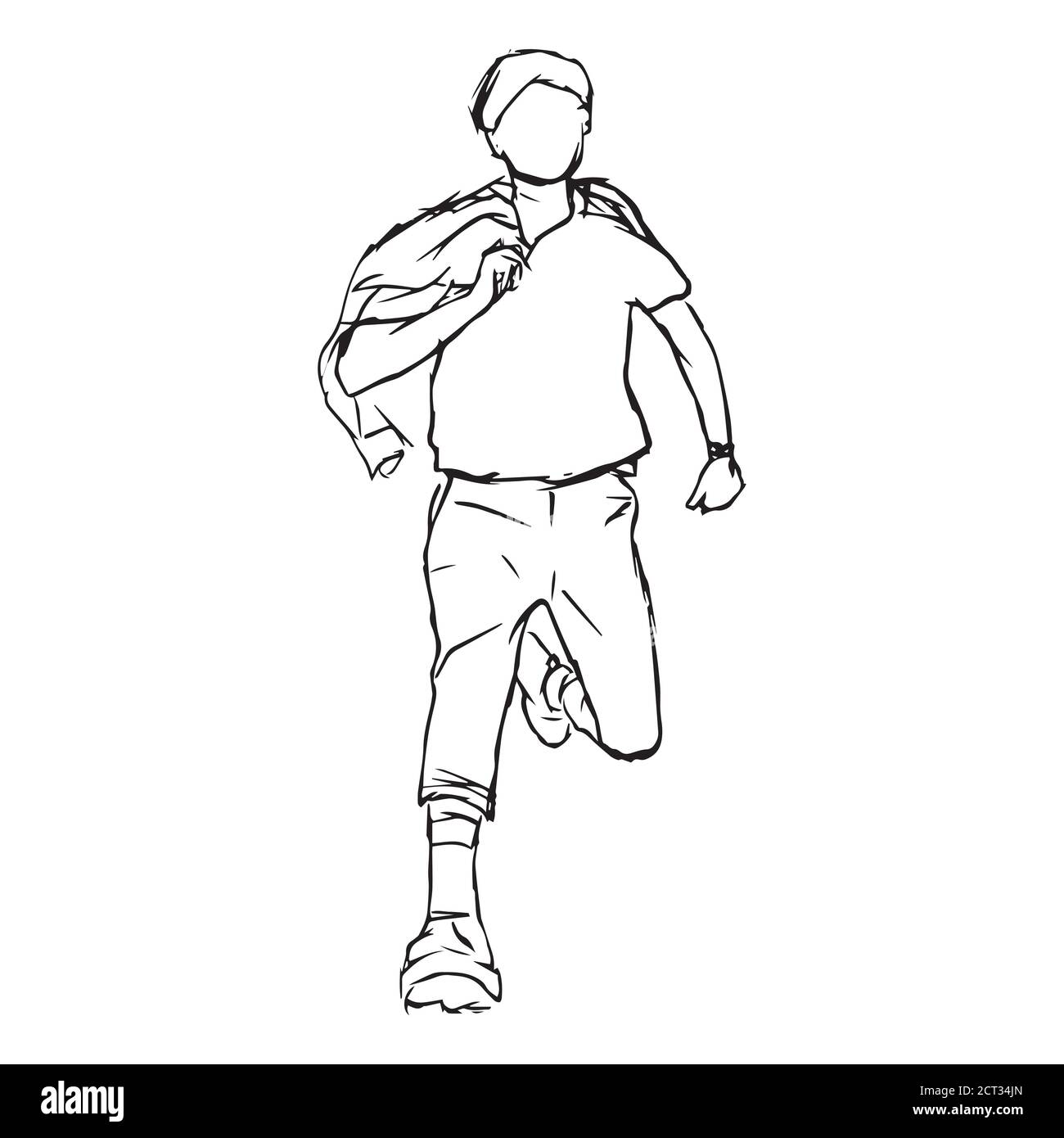 How to Draw a Person Running
