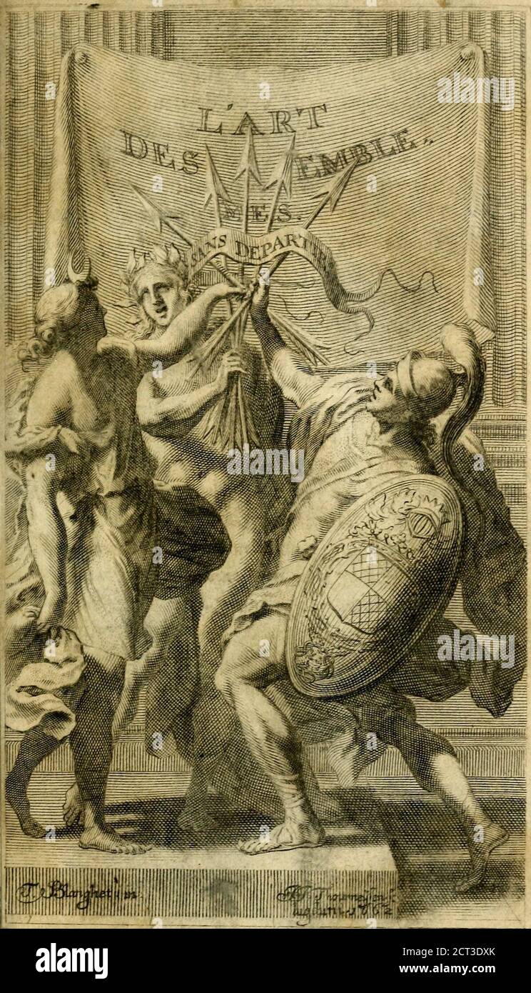 ドイツ/古本 L'ART DES EMBLEMES L'art des emblemes; . *À. LART □DES EMBLEMES. Par le P. C.