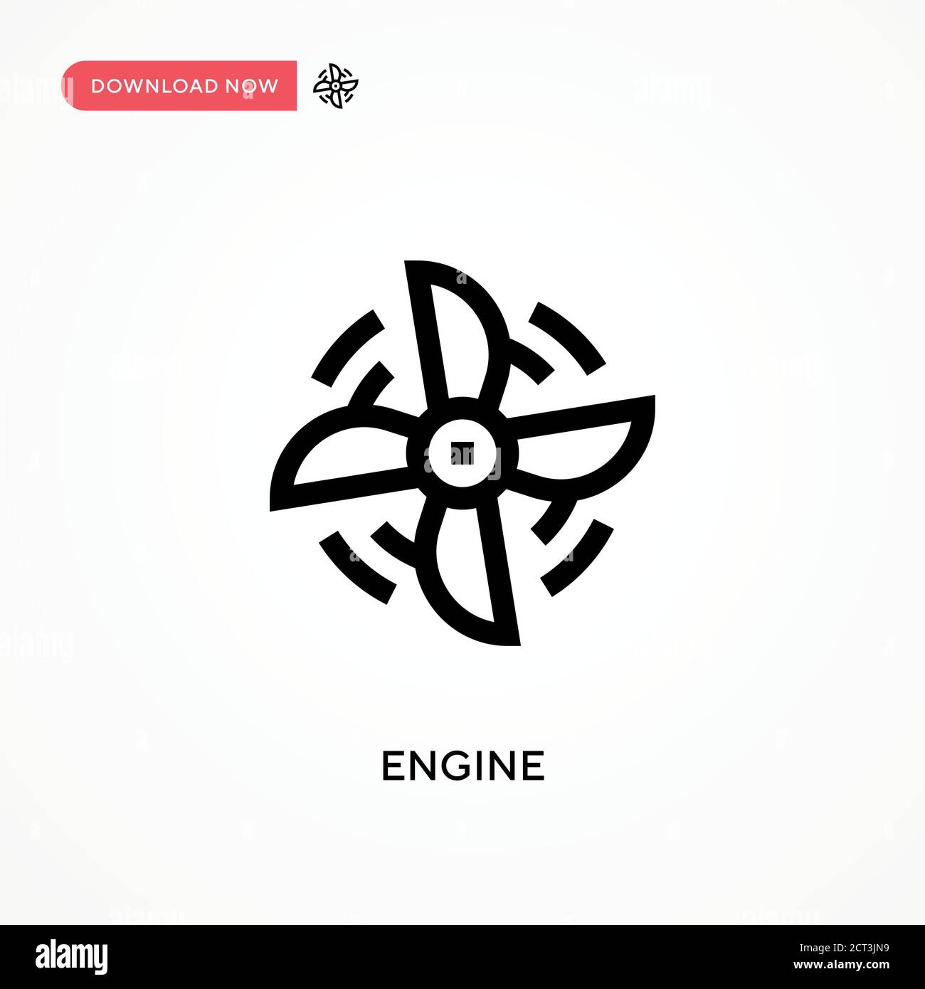 Engine Simple vector icon. Modern, simple flat vector illustration for ...