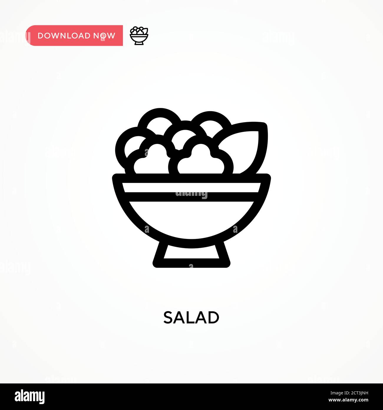 Top view organic arugula Stock Vector Images - Alamy