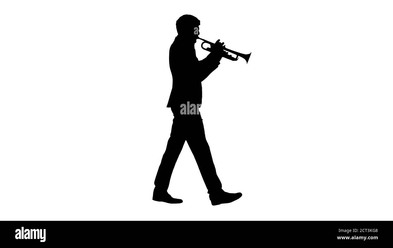Trumpet silhouette Cut Out Stock Images & Pictures Alamy