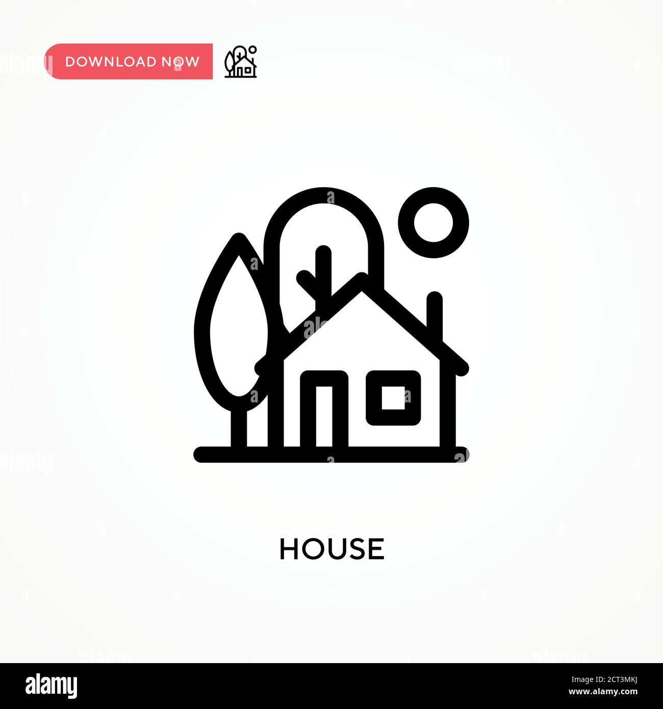 House Simple vector icon. Modern, simple flat vector illustration for ...