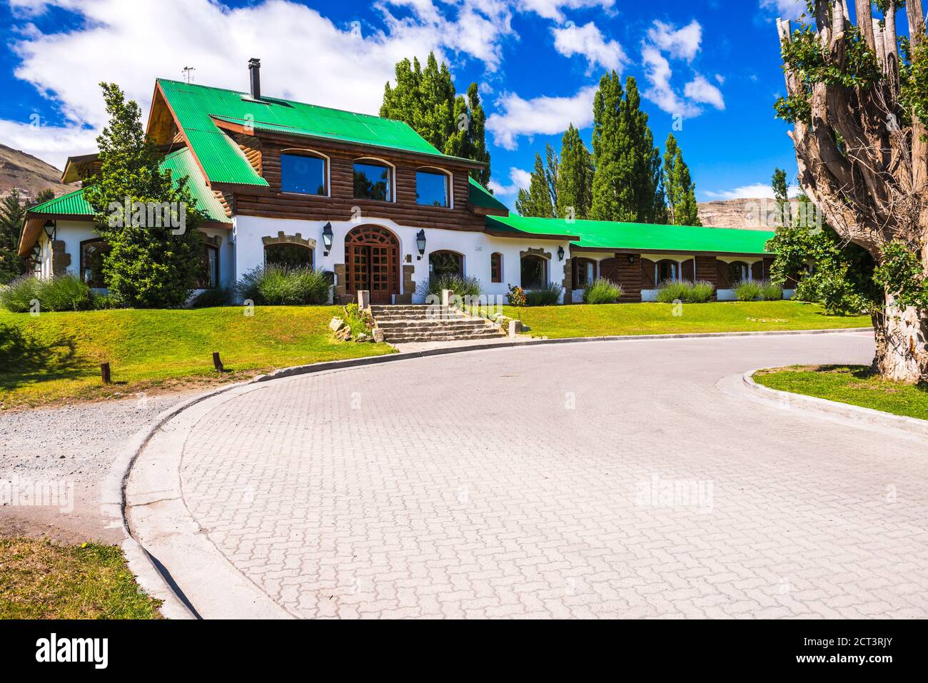 Tremun Kau Yatun Hotel de Campo, El Calafate, Santa Cruz Province, Argentinian Patagonia, Argentina, South America Stock Photo