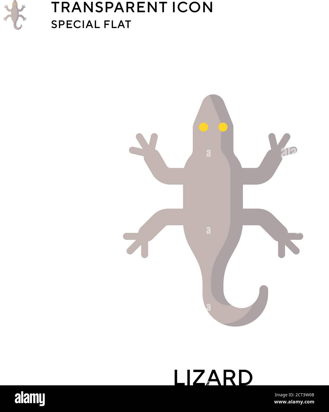 Portrait forest crested lizard Stock Vector Images - Alamy