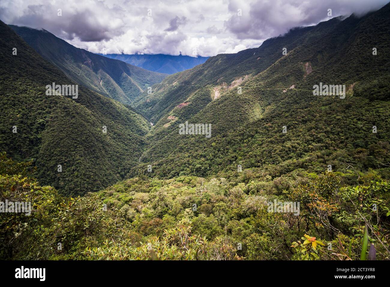 Death road, bolivia hi-res stock photography and images - Alamy