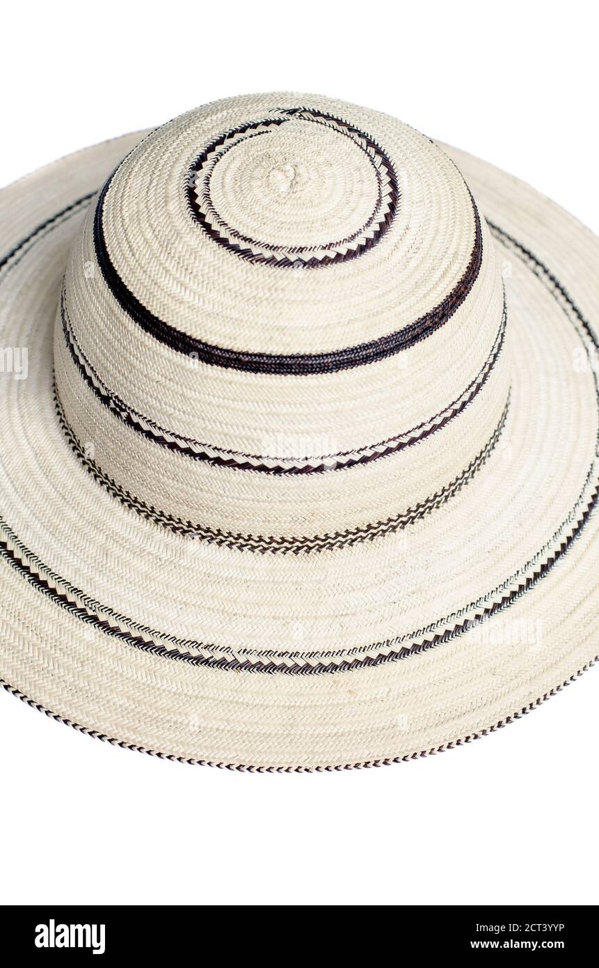 Traditional Panamanian hat Stock Photo