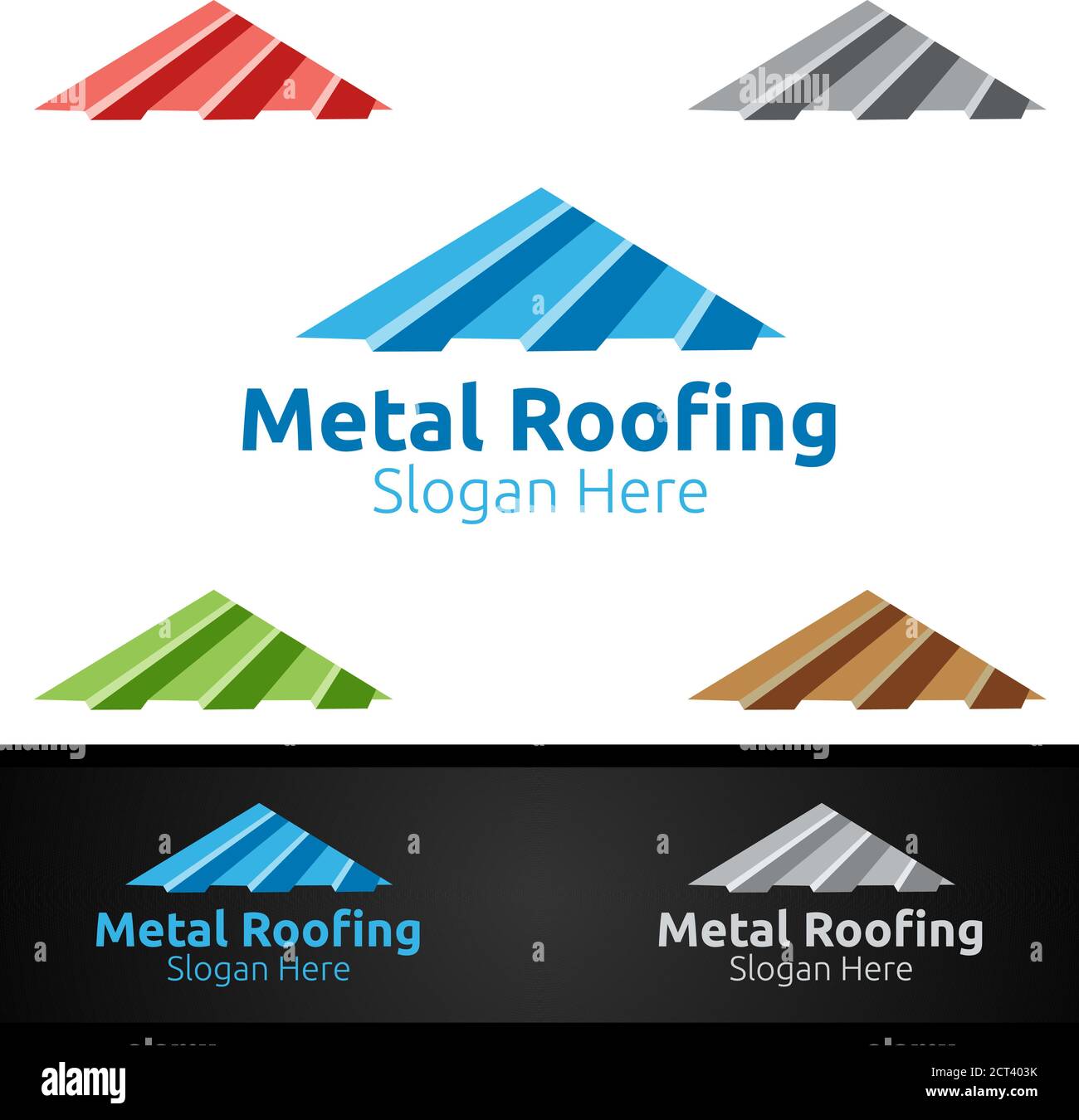 Roofing Company Logo Designs