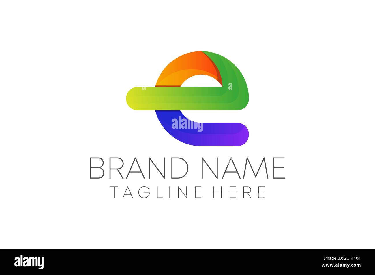 Disign Vector E colorful e letter logo design vector for business Stock Vector Image ...
