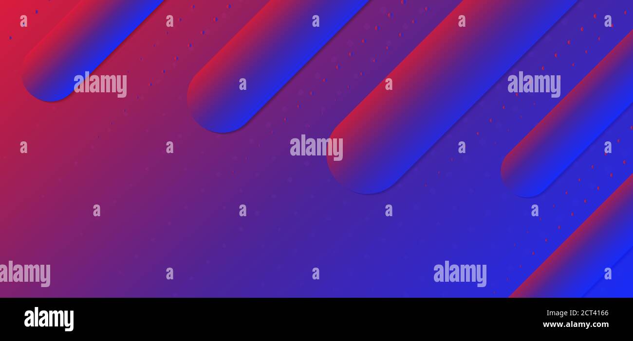Rounded line pattern halftone colorful rainbow style with space. vector illustration. Stock Vector