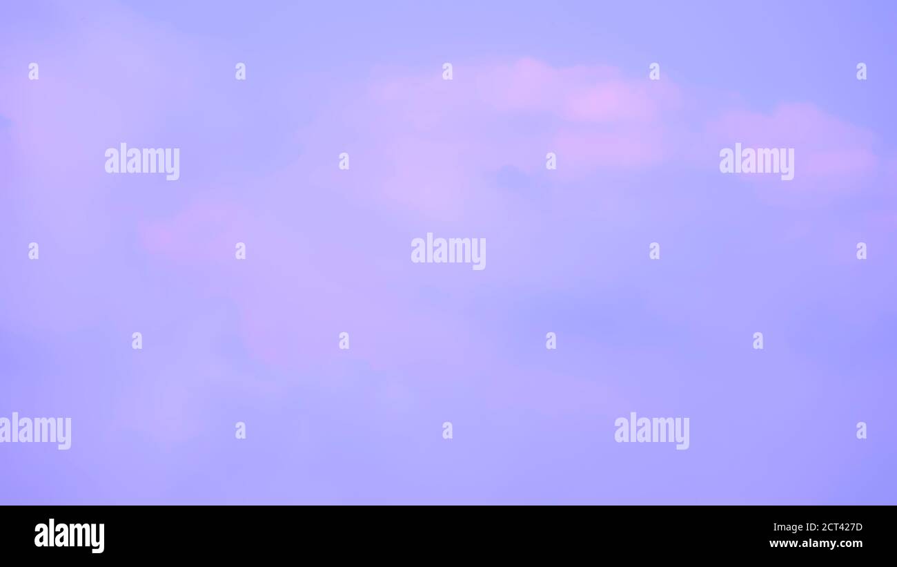 Abstract cloud on the sky with purple blurred background Stock Photo