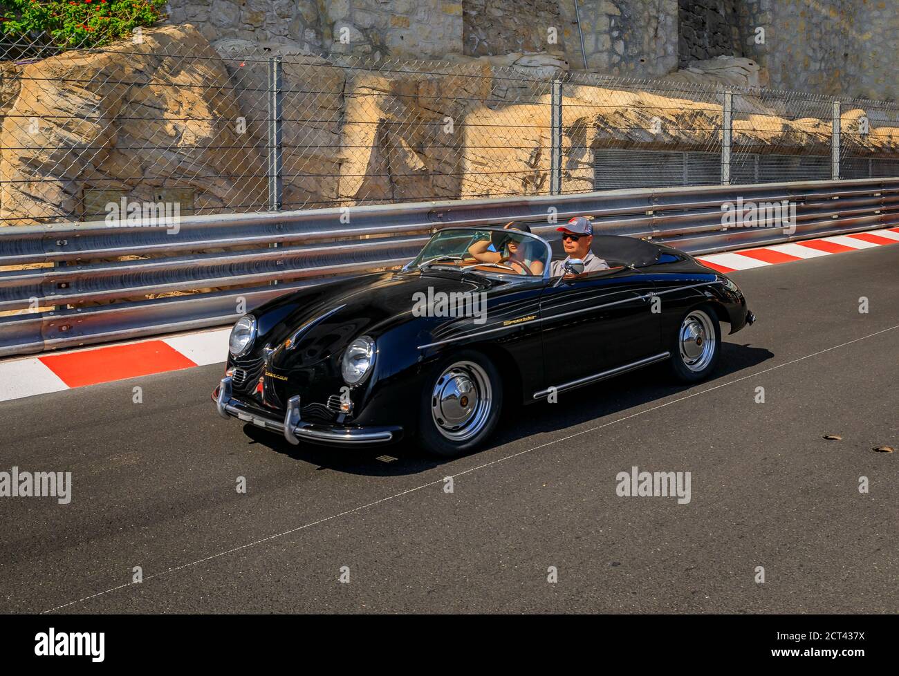 Monte Carlo, Monaco September 05, 2015 Classic 1950s black 356
