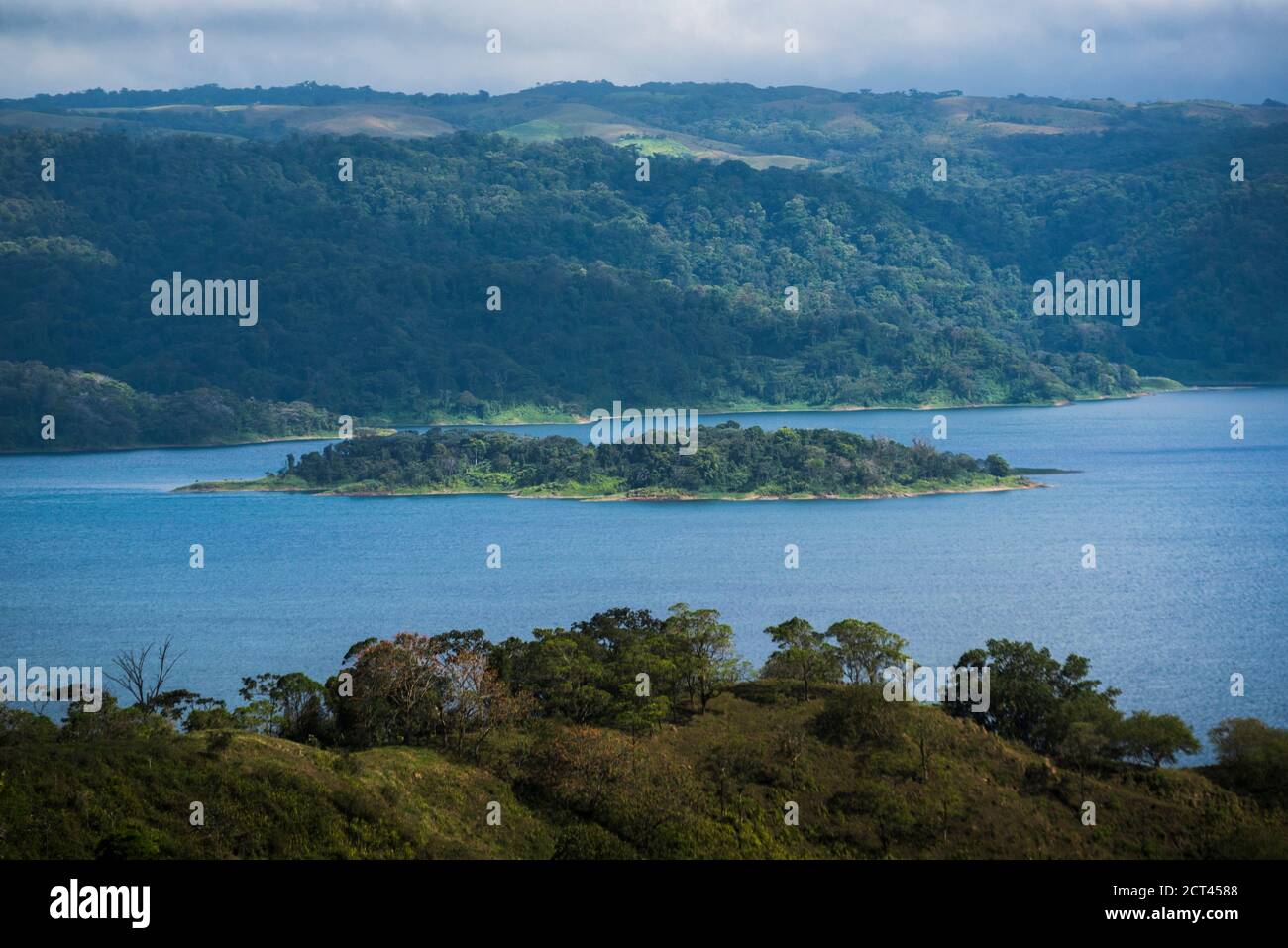 Arenal Lake, Alajuela Province, Costa Rica, Central America Stock Photo