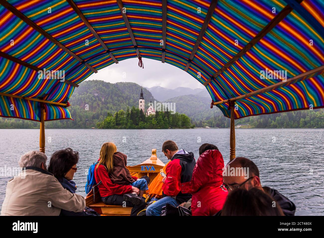 Traditional Pletna rowing boat ride to Lake Bled Island and the Church of Assumption, Bled