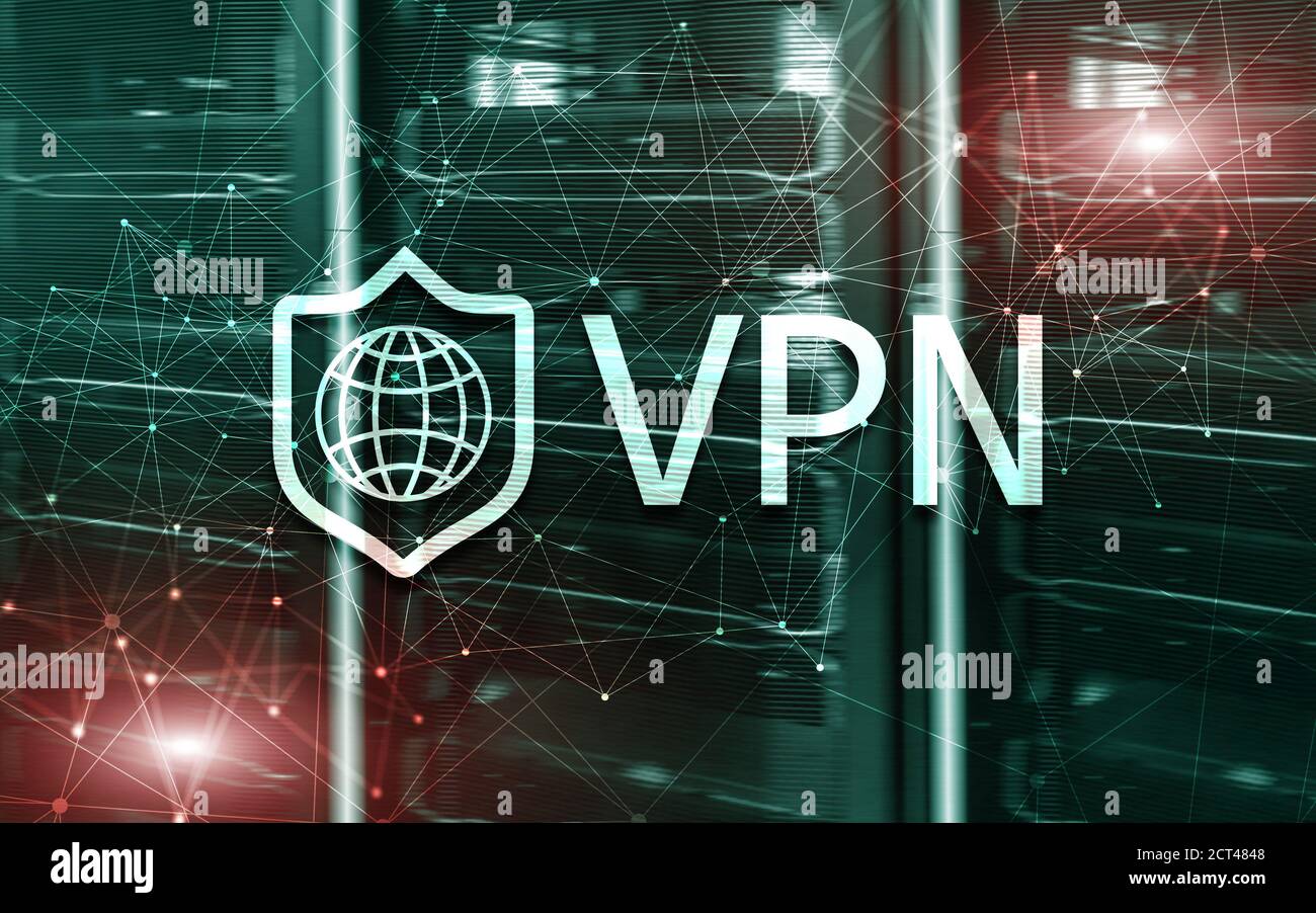 Virtual private network VPN. New technology concept 2020. Stock Photo