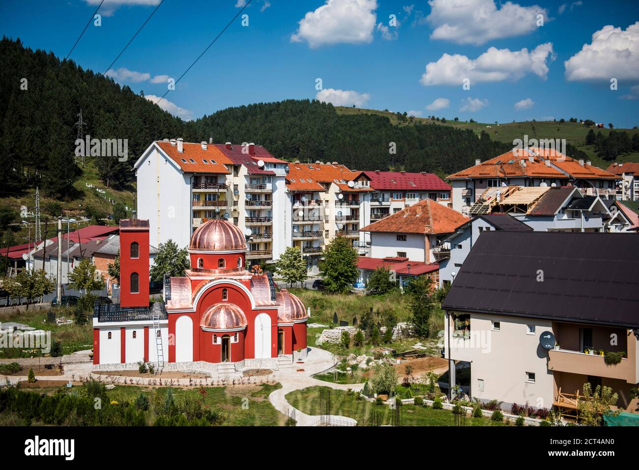 Town in Republic of Kosovo, Europe Stock Photo Alamy