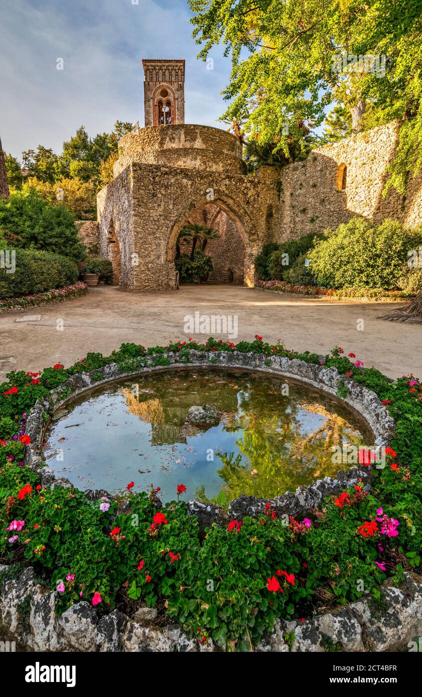 Villa Rufolo, Ravello, Amalfi coast, Campania, Italy Stock Photo