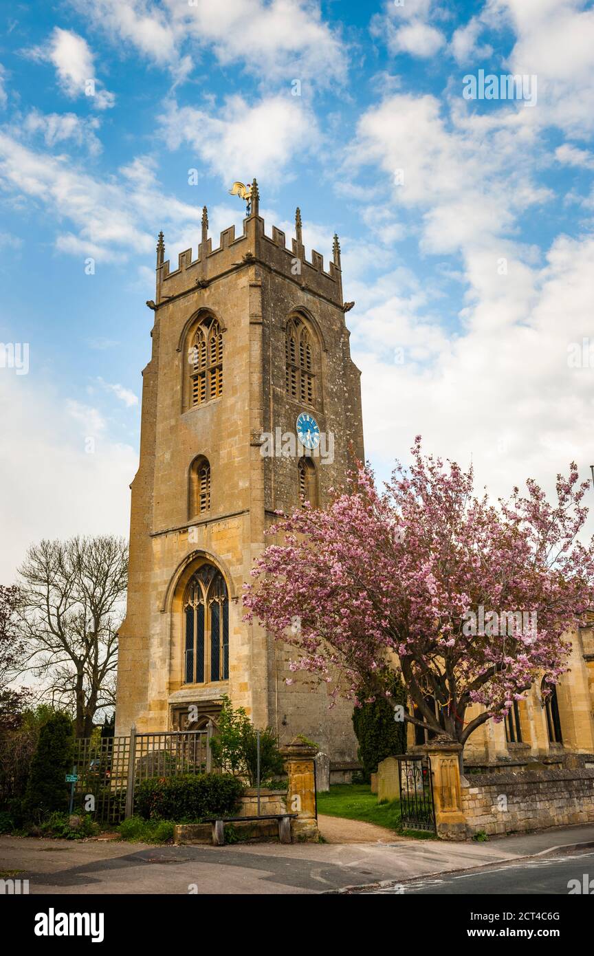 St Peter's Church, Winchcombe, The Cotswolds, Gloucestershire, England, United Kingdom, Europe Stock Photo