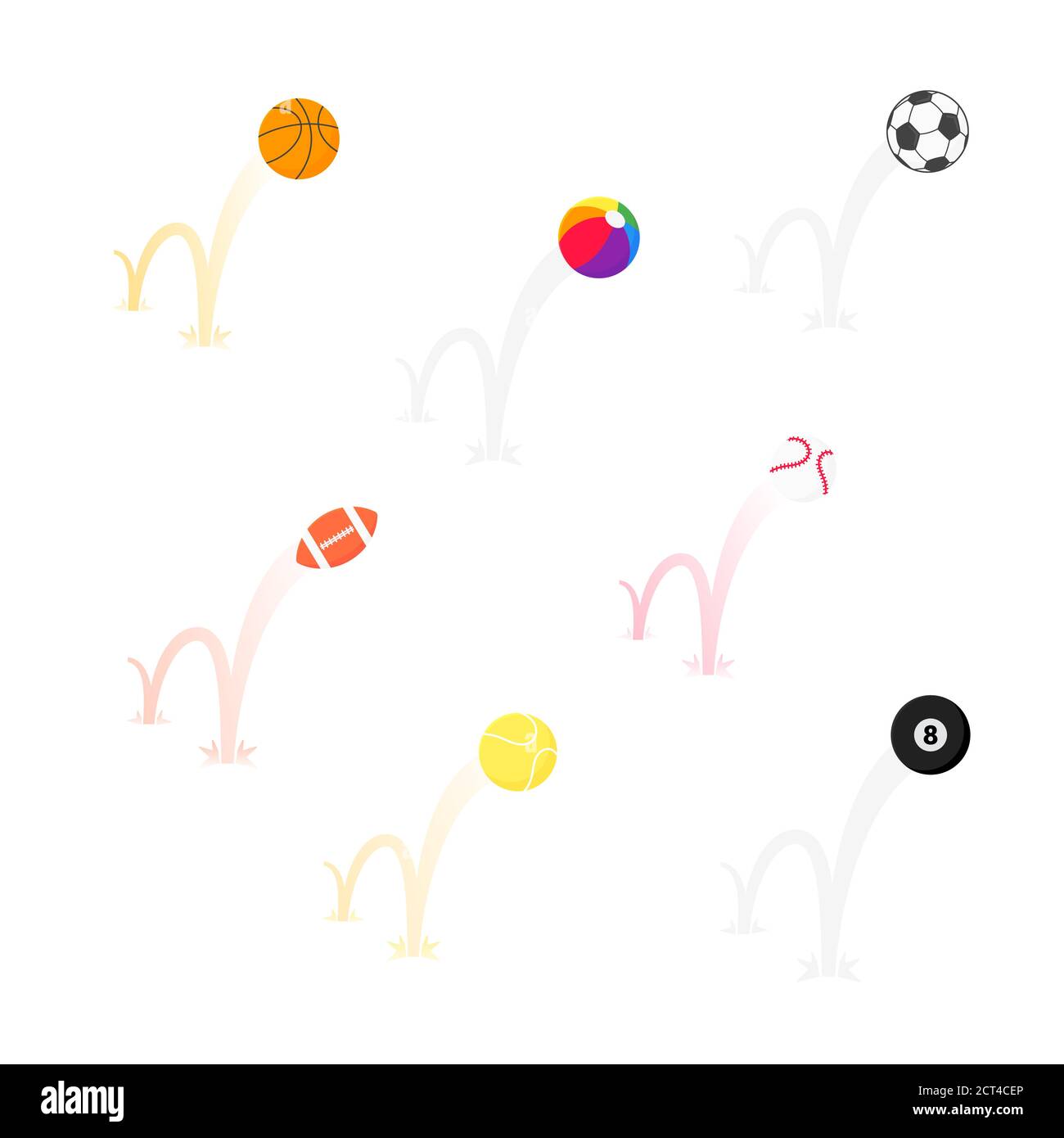 Bounce bouncing balls Stock Vector Images Alamy