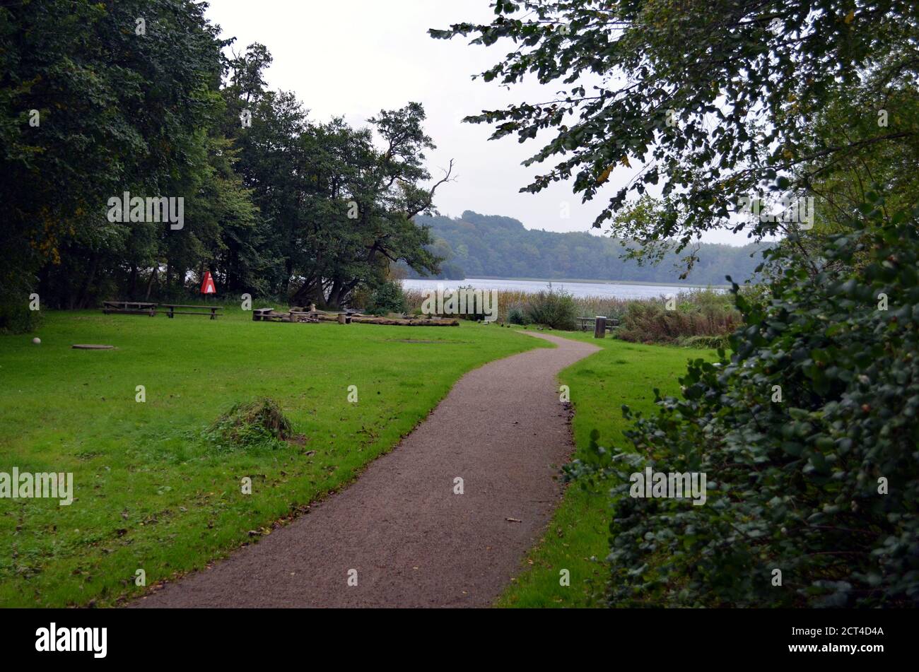 Denmark Farum Lake Stock Photo Alamy