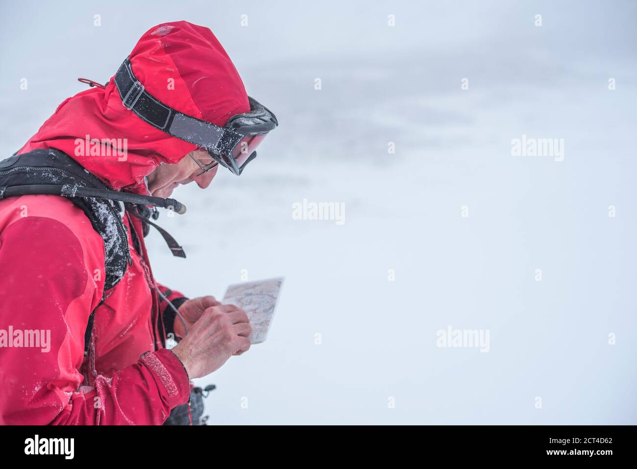 Ski touring at CairnGorm Mountain Ski Resort, Aviemore, Cairngorms National Park, Scotland, United Kingdom, Europe Stock Photo