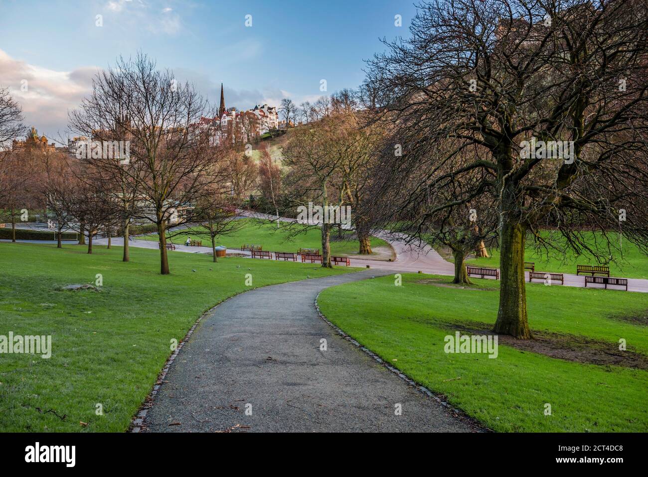 Princes Street Gardens, Edinburgh, Scotland, United Kingdom, Europe Stock Photo