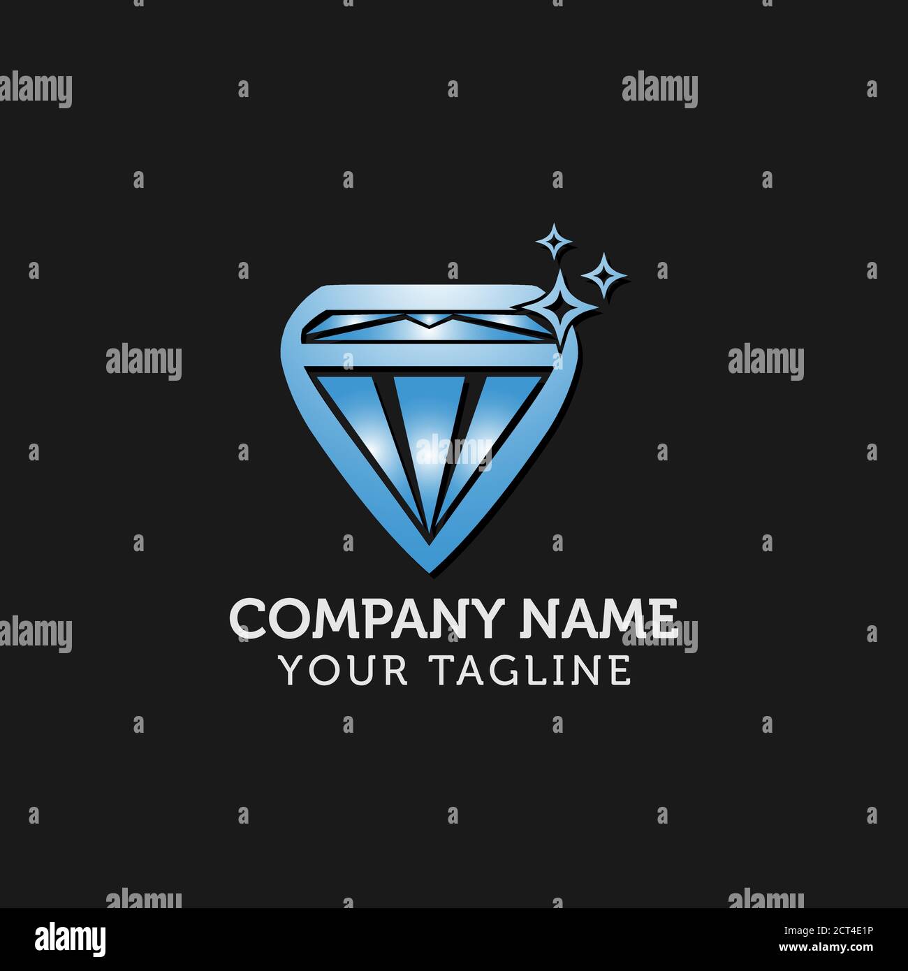 Diamond abstract logo, symbol, icon,graphic,vector. Stock Vector
