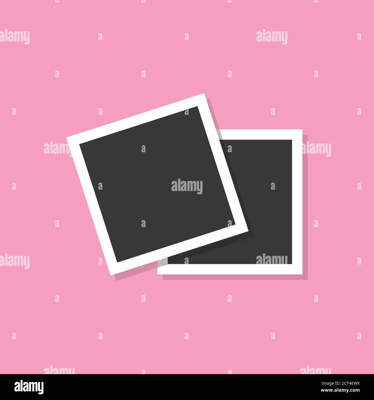 Polaroid photo frames. vector illustration Stock Vector Image & Art - Alamy
