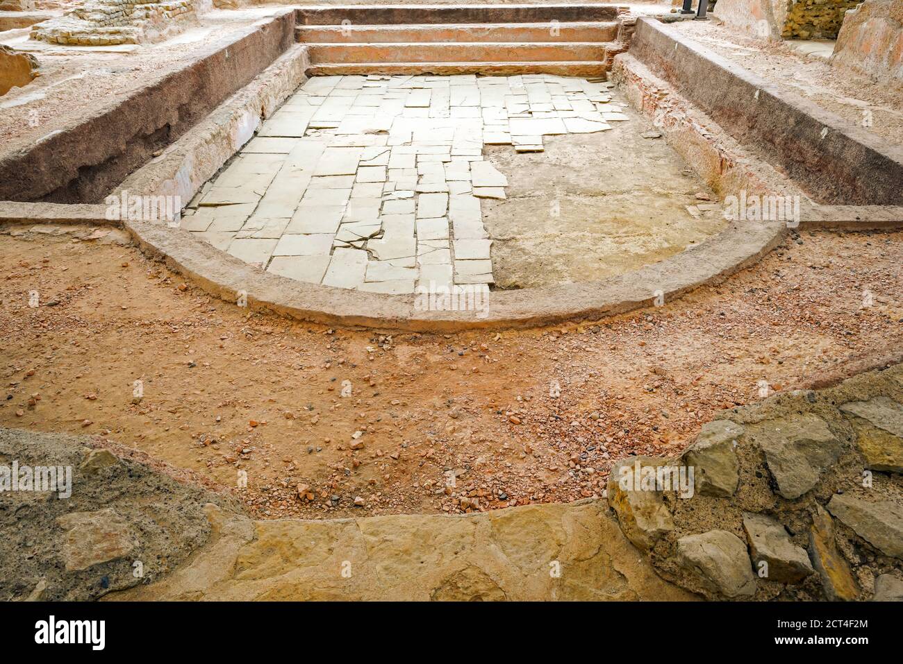 Roman baths of Badenweiler, Southern Black Forest, Baden-Württemberg ...