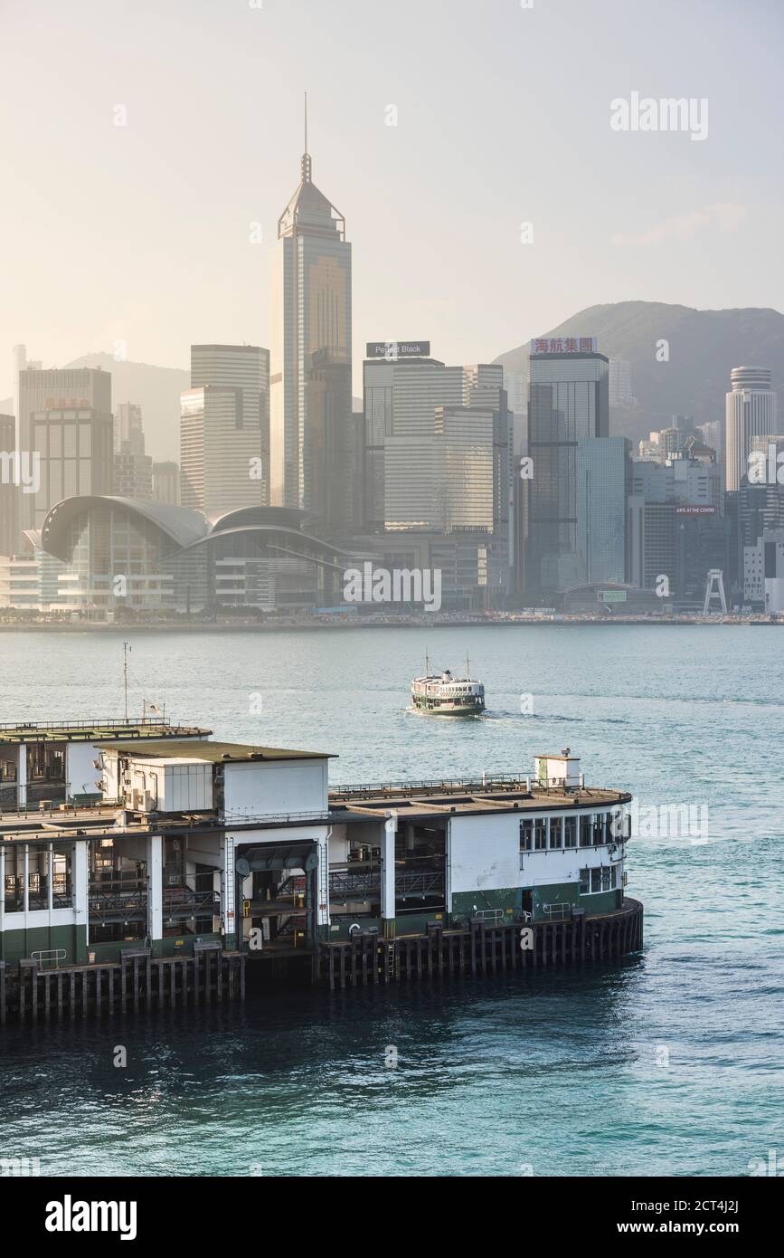 Hong kong island skyline aerial hi-res stock photography and images - Alamy