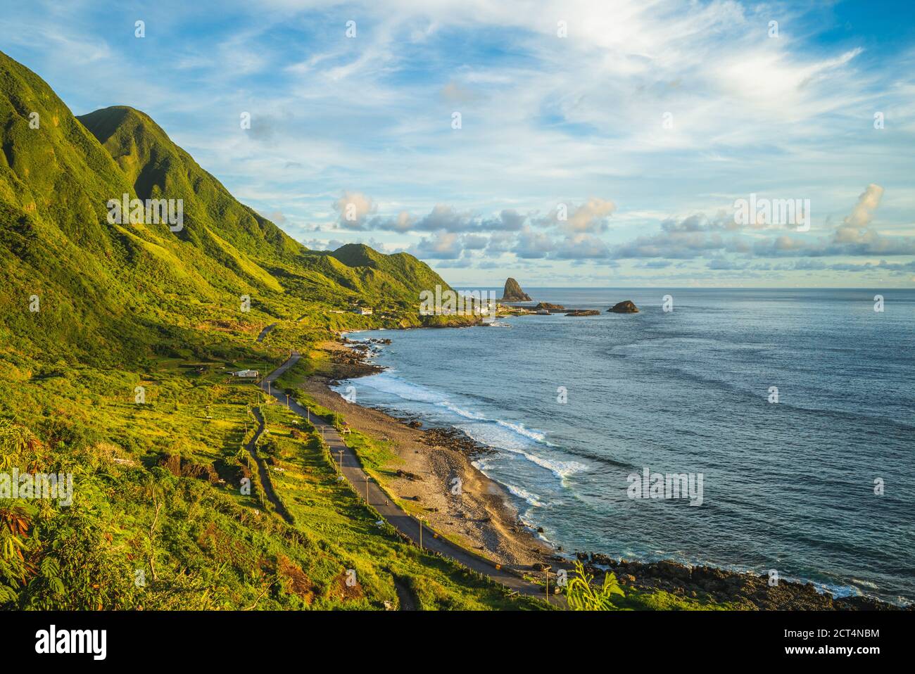 scenery of Lanyu, aka Orchid Island, at taitung, taiwan Stock Photo