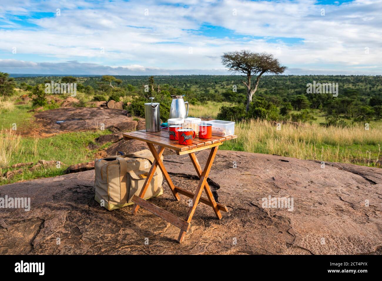 El Karama Eco Lodge, Laikipia County, Kenya Stock Photo