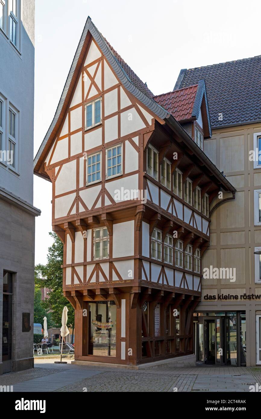 Upended Sugarloaf, Hildesheim, Lower Saxony, Germany Stock Photo
