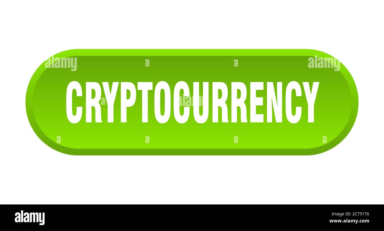 cryptocurrency button. rounded sign isolated on white background Stock ...