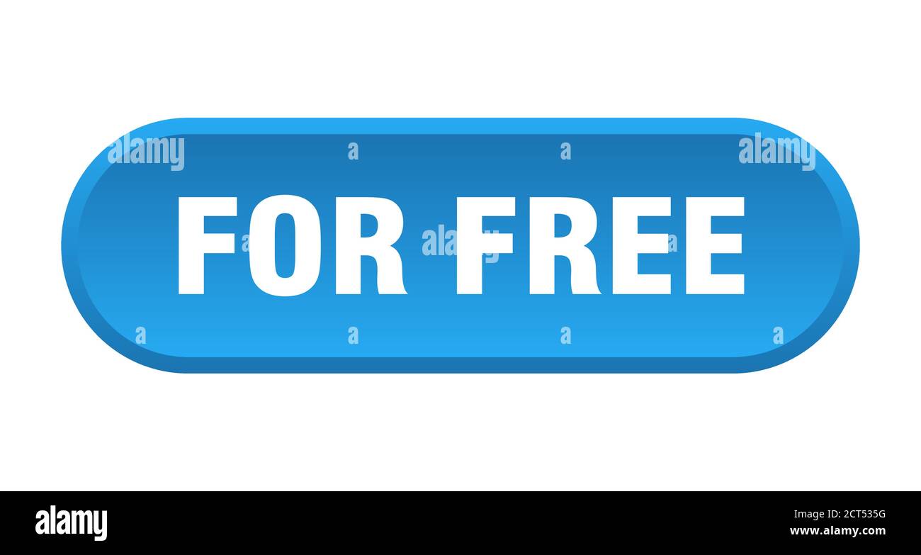 for free button. rounded sign isolated on white background Stock Vector ...