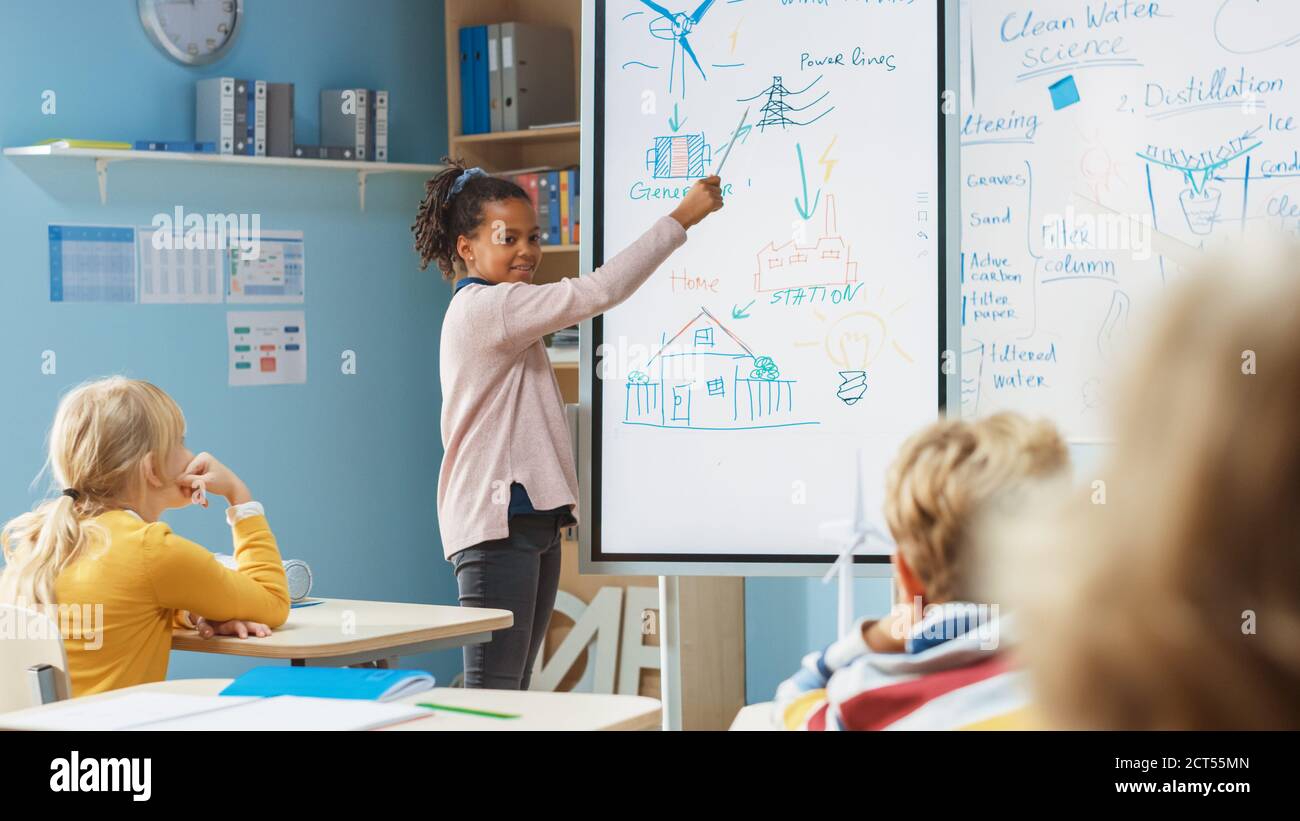 Elementary science classroom