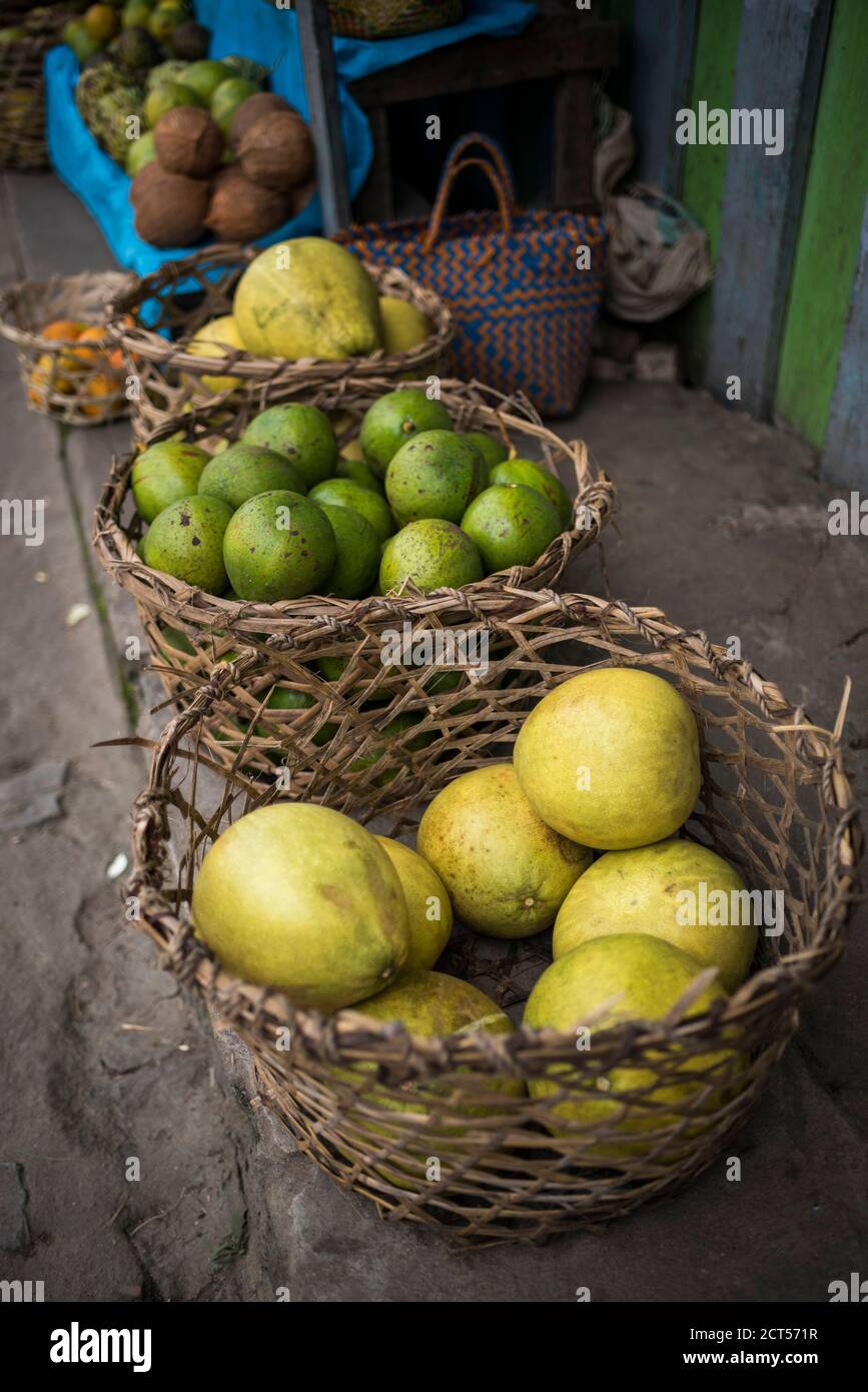 Pomelo for sale in Ranomafana, Madagascar Central Highlands Stock Photo Alamy