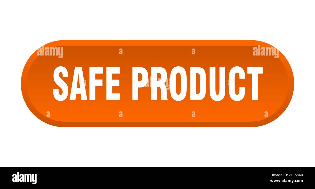 safe product button. rounded sign isolated on white background Stock Vector Image & Art Alamy