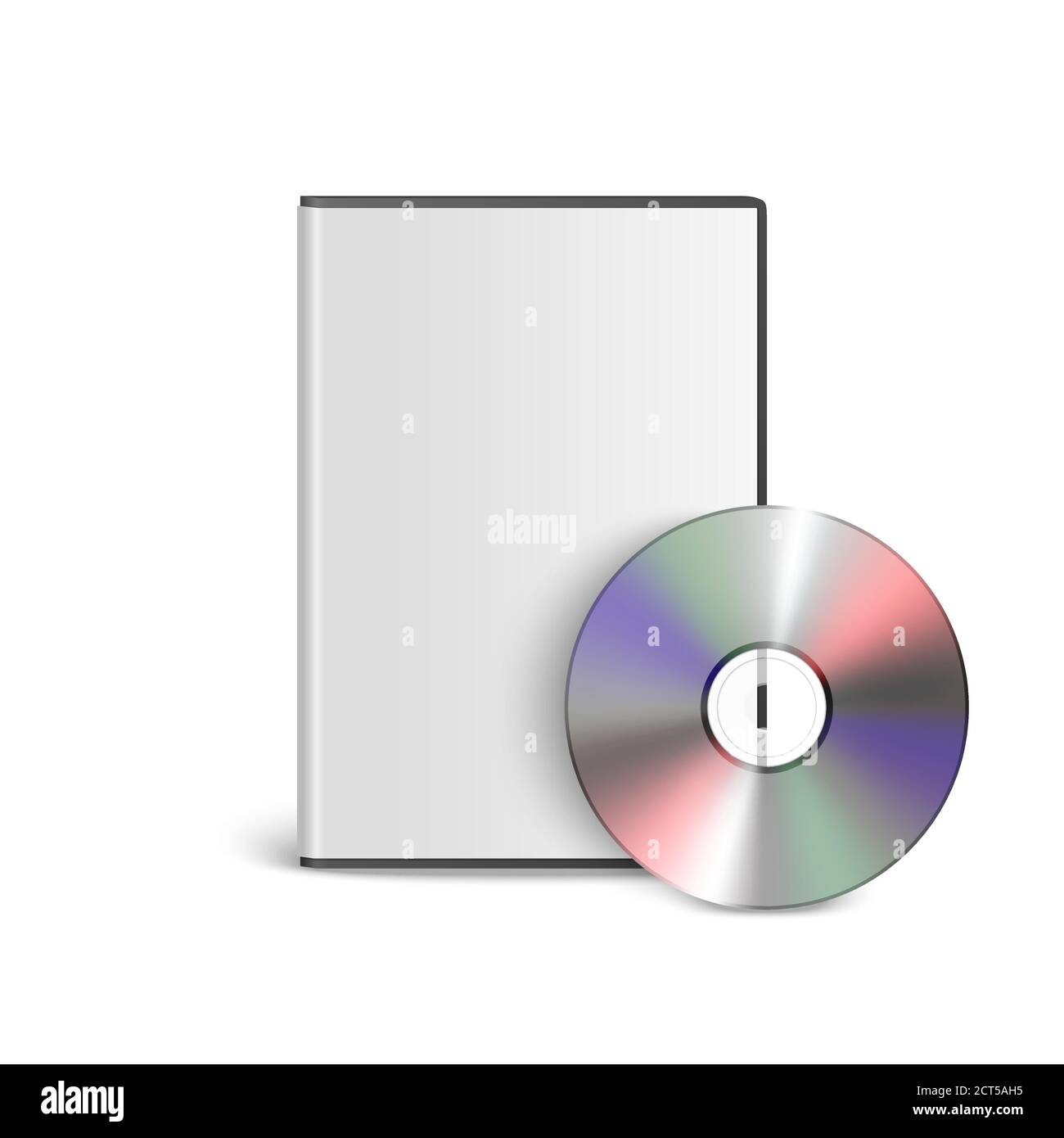 Vector 3d Realistic CD, DVD with Cover Box Set Closeup Isolated on White  Background. Design Template. CD Packaging Copy Space. Front View Stock  Vector Image & Art - Alamy